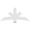 Ekena Millwork Alberta Architectural Grade PVC Gable Bracket, 60"W x 27 1/2"H x 2"D x 6"F, 11/12 Pitch GBP060X28X0206ALB00 - alternate 5